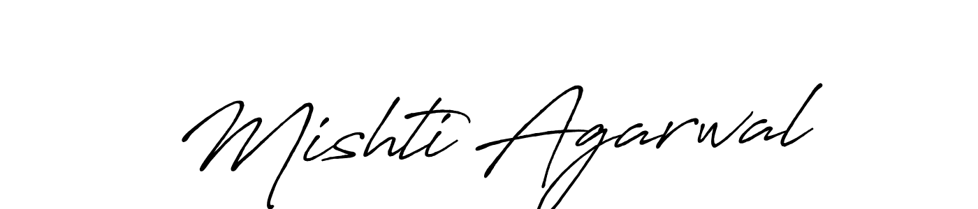 Also we have Mishti Agarwal name is the best signature style. Create professional handwritten signature collection using Antro_Vectra_Bolder autograph style. Mishti Agarwal signature style 7 images and pictures png
