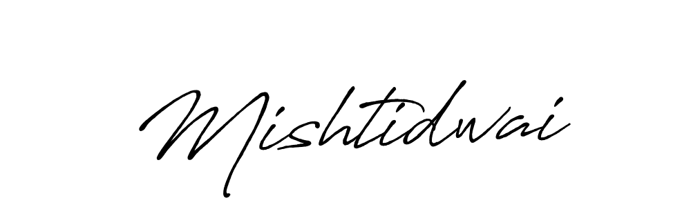 It looks lik you need a new signature style for name Mishtidwai. Design unique handwritten (Antro_Vectra_Bolder) signature with our free signature maker in just a few clicks. Mishtidwai signature style 7 images and pictures png