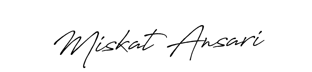 You should practise on your own different ways (Antro_Vectra_Bolder) to write your name (Miskat Ansari) in signature. don't let someone else do it for you. Miskat Ansari signature style 7 images and pictures png