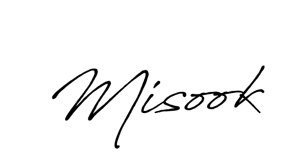 if you are searching for the best signature style for your name Misook. so please give up your signature search. here we have designed multiple signature styles  using Antro_Vectra_Bolder. Misook signature style 7 images and pictures png