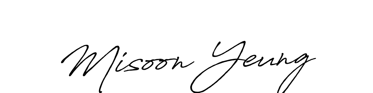 Once you've used our free online signature maker to create your best signature Antro_Vectra_Bolder style, it's time to enjoy all of the benefits that Misoon Yeung name signing documents. Misoon Yeung signature style 7 images and pictures png