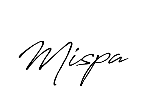Make a beautiful signature design for name Mispa. With this signature (Antro_Vectra_Bolder) style, you can create a handwritten signature for free. Mispa signature style 7 images and pictures png