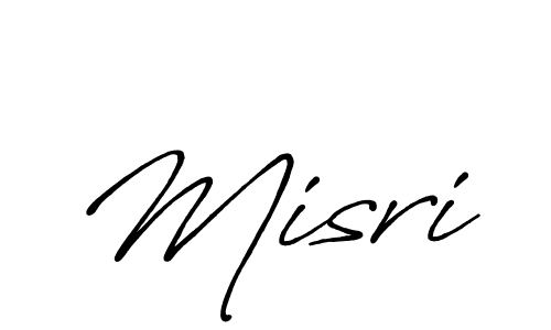 Create a beautiful signature design for name Misri. With this signature (Antro_Vectra_Bolder) fonts, you can make a handwritten signature for free. Misri signature style 7 images and pictures png