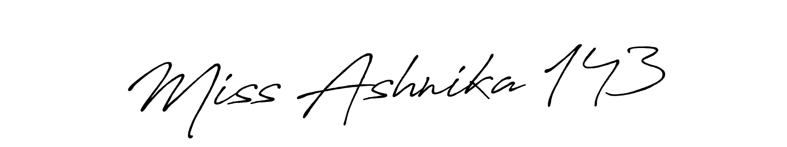 The best way (Antro_Vectra_Bolder) to make a short signature is to pick only two or three words in your name. The name Miss Ashnika 143 include a total of six letters. For converting this name. Miss Ashnika 143 signature style 7 images and pictures png