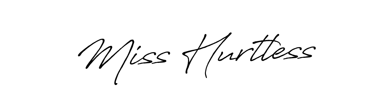 Also You can easily find your signature by using the search form. We will create Miss Hurtless name handwritten signature images for you free of cost using Antro_Vectra_Bolder sign style. Miss Hurtless signature style 7 images and pictures png
