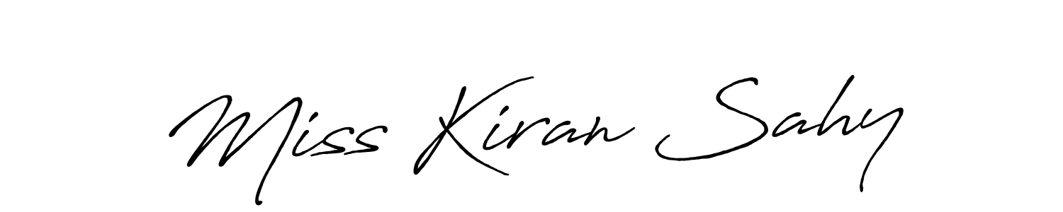 How to Draw Miss Kiran Sahy signature style? Antro_Vectra_Bolder is a latest design signature styles for name Miss Kiran Sahy. Miss Kiran Sahy signature style 7 images and pictures png