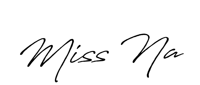 How to make Miss Na signature? Antro_Vectra_Bolder is a professional autograph style. Create handwritten signature for Miss Na name. Miss Na signature style 7 images and pictures png