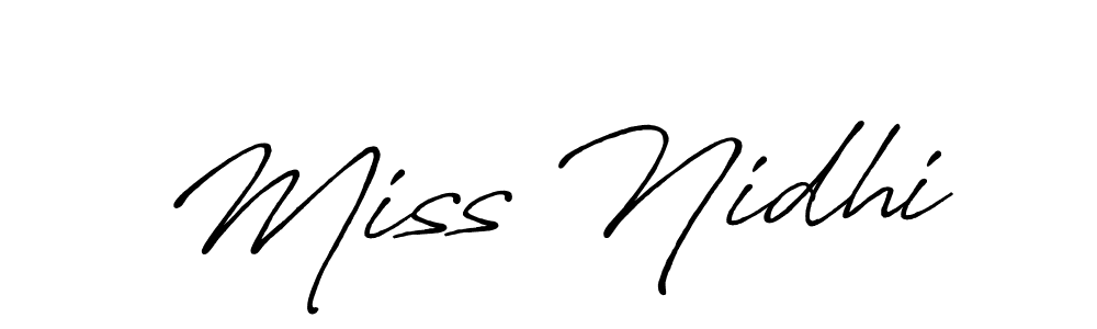 Make a short Miss Nidhi signature style. Manage your documents anywhere anytime using Antro_Vectra_Bolder. Create and add eSignatures, submit forms, share and send files easily. Miss Nidhi signature style 7 images and pictures png