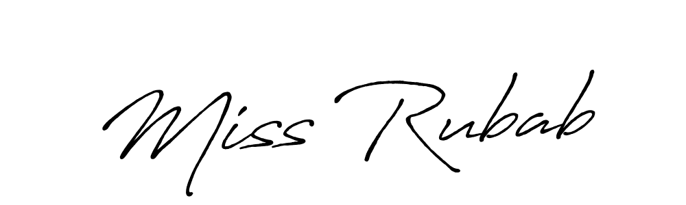 Make a beautiful signature design for name Miss Rubab. Use this online signature maker to create a handwritten signature for free. Miss Rubab signature style 7 images and pictures png