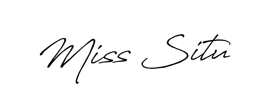 Make a beautiful signature design for name Miss Situ. Use this online signature maker to create a handwritten signature for free. Miss Situ signature style 7 images and pictures png
