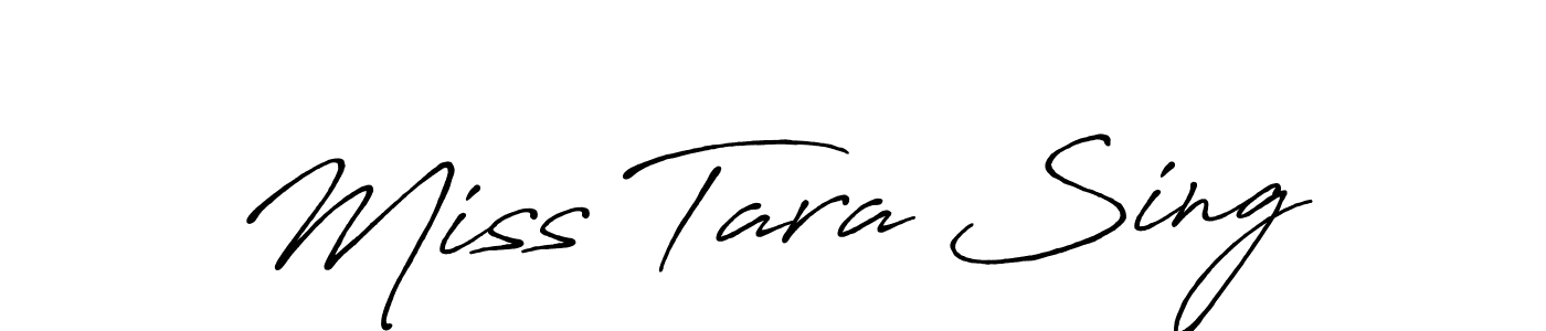 The best way (Antro_Vectra_Bolder) to make a short signature is to pick only two or three words in your name. The name Miss Tara Sing include a total of six letters. For converting this name. Miss Tara Sing signature style 7 images and pictures png