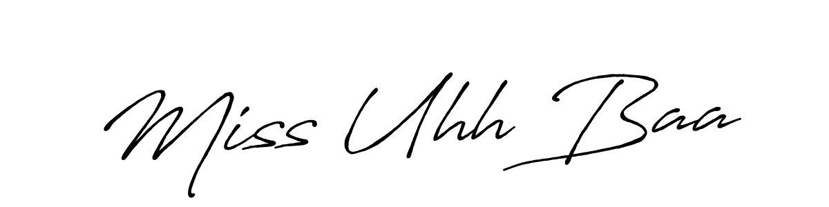 Here are the top 10 professional signature styles for the name Miss Uhh Baa. These are the best autograph styles you can use for your name. Miss Uhh Baa signature style 7 images and pictures png