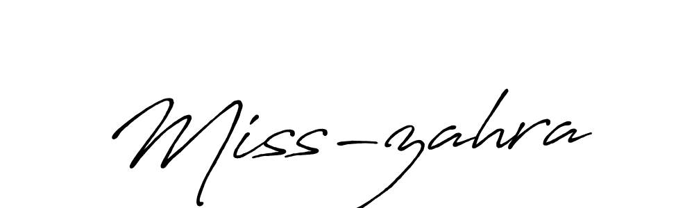 Make a beautiful signature design for name Miss-zahra. Use this online signature maker to create a handwritten signature for free. Miss-zahra signature style 7 images and pictures png