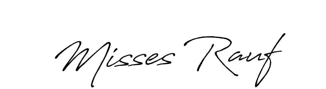 The best way (Antro_Vectra_Bolder) to make a short signature is to pick only two or three words in your name. The name Misses Rauf include a total of six letters. For converting this name. Misses Rauf signature style 7 images and pictures png