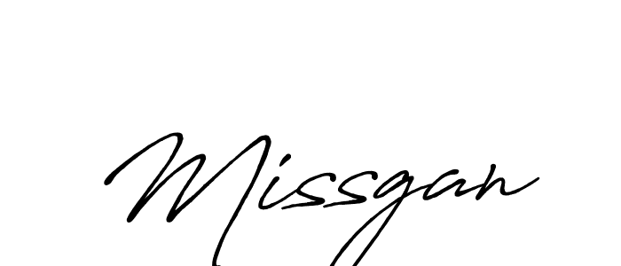Make a beautiful signature design for name Missgan. Use this online signature maker to create a handwritten signature for free. Missgan signature style 7 images and pictures png