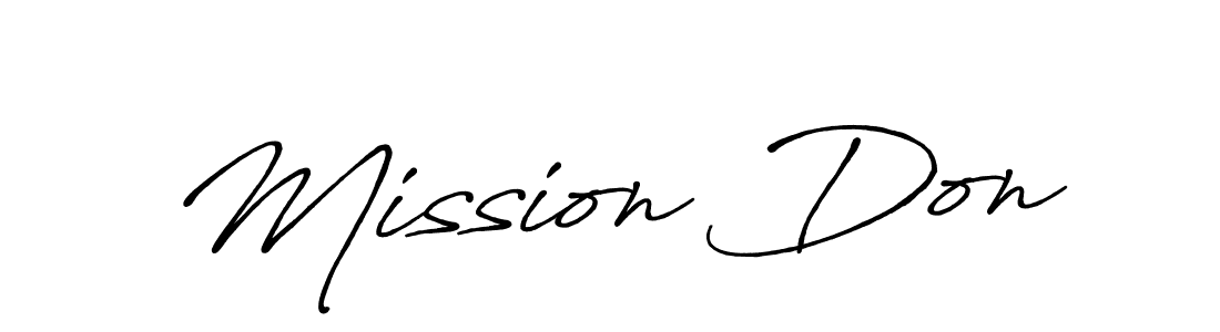 How to make Mission Don signature? Antro_Vectra_Bolder is a professional autograph style. Create handwritten signature for Mission Don name. Mission Don signature style 7 images and pictures png