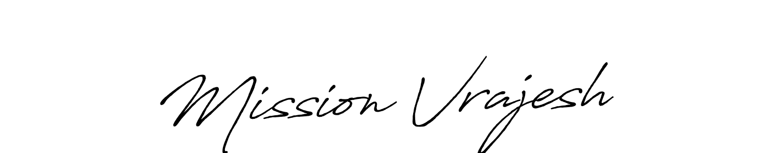 How to Draw Mission Vrajesh signature style? Antro_Vectra_Bolder is a latest design signature styles for name Mission Vrajesh. Mission Vrajesh signature style 7 images and pictures png