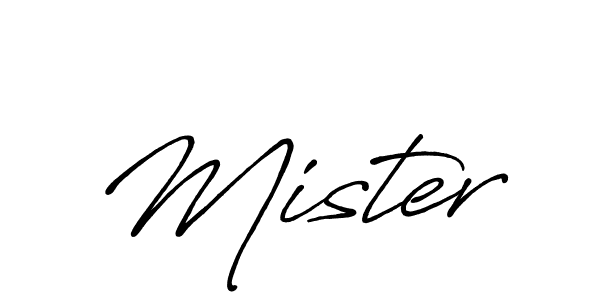 if you are searching for the best signature style for your name Mister. so please give up your signature search. here we have designed multiple signature styles  using Antro_Vectra_Bolder. Mister signature style 7 images and pictures png