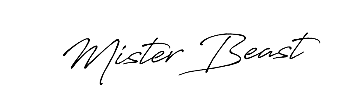 How to make Mister Beast signature? Antro_Vectra_Bolder is a professional autograph style. Create handwritten signature for Mister Beast name. Mister Beast signature style 7 images and pictures png