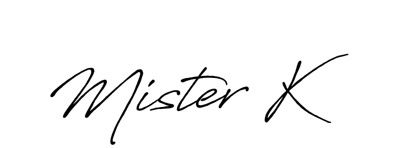 Once you've used our free online signature maker to create your best signature Antro_Vectra_Bolder style, it's time to enjoy all of the benefits that Mister K name signing documents. Mister K signature style 7 images and pictures png