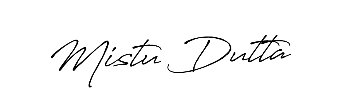 Antro_Vectra_Bolder is a professional signature style that is perfect for those who want to add a touch of class to their signature. It is also a great choice for those who want to make their signature more unique. Get Mistu Dutta name to fancy signature for free. Mistu Dutta signature style 7 images and pictures png
