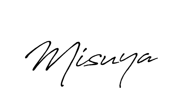 Design your own signature with our free online signature maker. With this signature software, you can create a handwritten (Antro_Vectra_Bolder) signature for name Misuya. Misuya signature style 7 images and pictures png