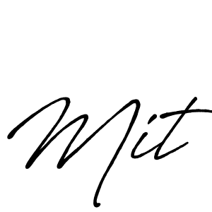 Also we have Mit name is the best signature style. Create professional handwritten signature collection using Antro_Vectra_Bolder autograph style. Mit signature style 7 images and pictures png