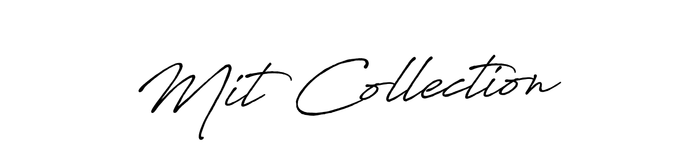 The best way (Antro_Vectra_Bolder) to make a short signature is to pick only two or three words in your name. The name Mit Collection include a total of six letters. For converting this name. Mit Collection signature style 7 images and pictures png