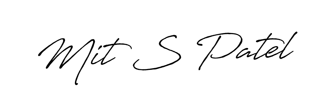 How to Draw Mit S Patel signature style? Antro_Vectra_Bolder is a latest design signature styles for name Mit S Patel. Mit S Patel signature style 7 images and pictures png