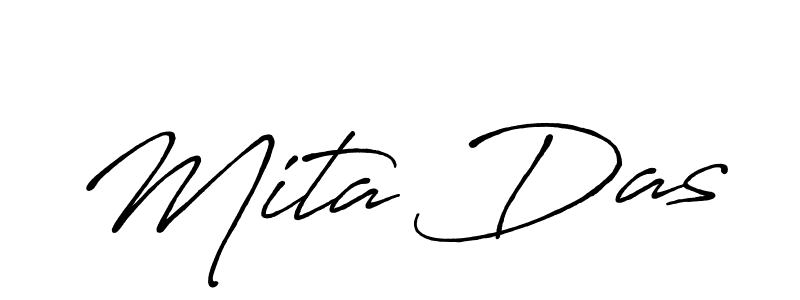 How to make Mita Das signature? Antro_Vectra_Bolder is a professional autograph style. Create handwritten signature for Mita Das name. Mita Das signature style 7 images and pictures png