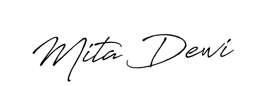 Make a short Mita Dewi signature style. Manage your documents anywhere anytime using Antro_Vectra_Bolder. Create and add eSignatures, submit forms, share and send files easily. Mita Dewi signature style 7 images and pictures png