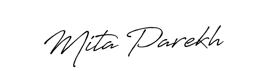 Once you've used our free online signature maker to create your best signature Antro_Vectra_Bolder style, it's time to enjoy all of the benefits that Mita Parekh name signing documents. Mita Parekh signature style 7 images and pictures png