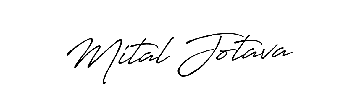 Also we have Mital Jotava name is the best signature style. Create professional handwritten signature collection using Antro_Vectra_Bolder autograph style. Mital Jotava signature style 7 images and pictures png