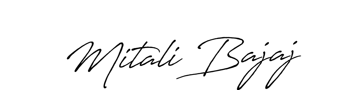 Make a beautiful signature design for name Mitali Bajaj. Use this online signature maker to create a handwritten signature for free. Mitali Bajaj signature style 7 images and pictures png