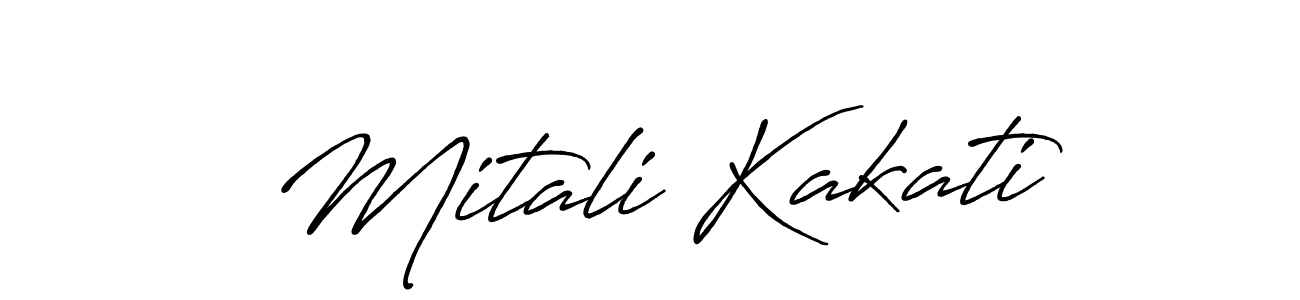 How to make Mitali Kakati signature? Antro_Vectra_Bolder is a professional autograph style. Create handwritten signature for Mitali Kakati name. Mitali Kakati signature style 7 images and pictures png