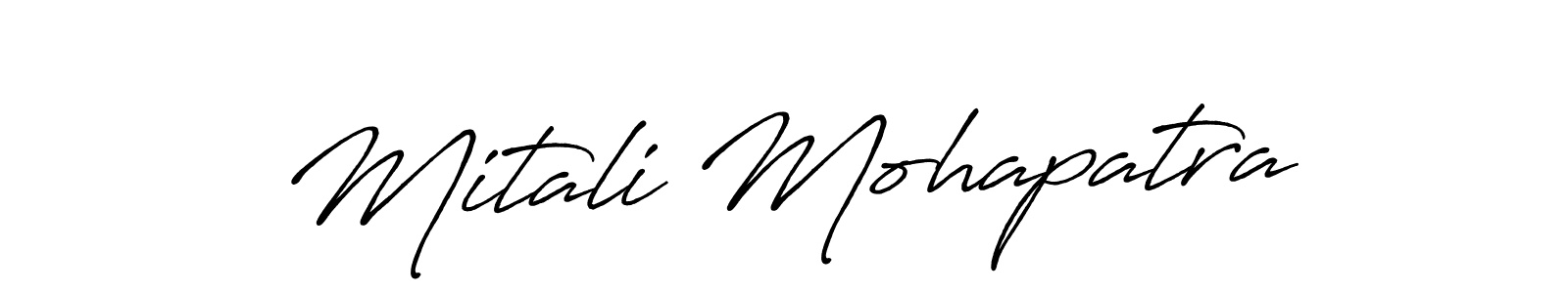 How to make Mitali Mohapatra signature? Antro_Vectra_Bolder is a professional autograph style. Create handwritten signature for Mitali Mohapatra name. Mitali Mohapatra signature style 7 images and pictures png