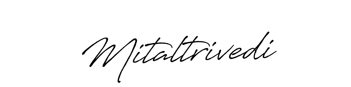 This is the best signature style for the Mitaltrivedi name. Also you like these signature font (Antro_Vectra_Bolder). Mix name signature. Mitaltrivedi signature style 7 images and pictures png