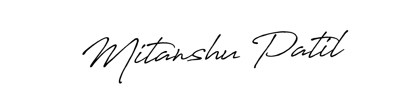 Once you've used our free online signature maker to create your best signature Antro_Vectra_Bolder style, it's time to enjoy all of the benefits that Mitanshu Patil name signing documents. Mitanshu Patil signature style 7 images and pictures png