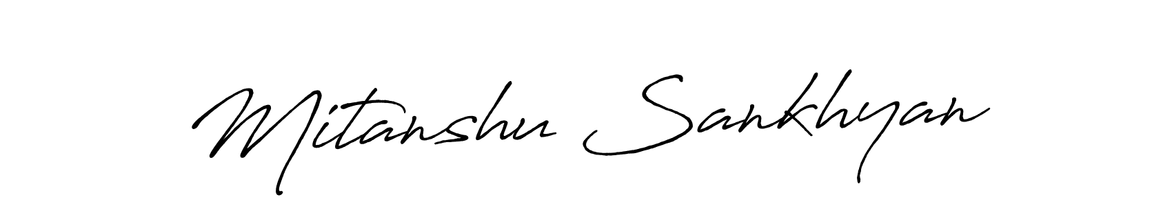 Design your own signature with our free online signature maker. With this signature software, you can create a handwritten (Antro_Vectra_Bolder) signature for name Mitanshu Sankhyan. Mitanshu Sankhyan signature style 7 images and pictures png