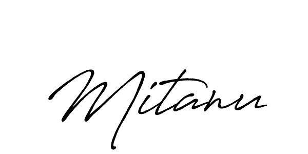 Similarly Antro_Vectra_Bolder is the best handwritten signature design. Signature creator online .You can use it as an online autograph creator for name Mitanu. Mitanu signature style 7 images and pictures png