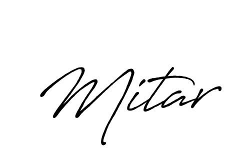 How to make Mitar name signature. Use Antro_Vectra_Bolder style for creating short signs online. This is the latest handwritten sign. Mitar signature style 7 images and pictures png