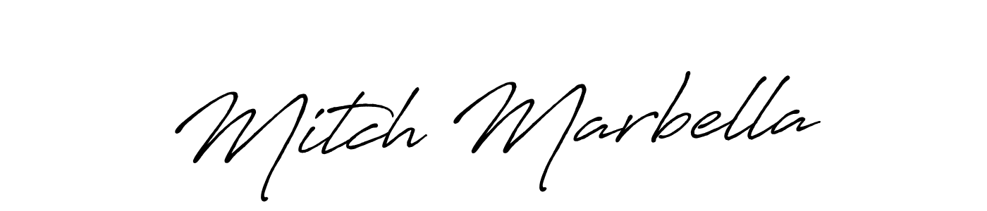 Once you've used our free online signature maker to create your best signature Antro_Vectra_Bolder style, it's time to enjoy all of the benefits that Mitch Marbella name signing documents. Mitch Marbella signature style 7 images and pictures png