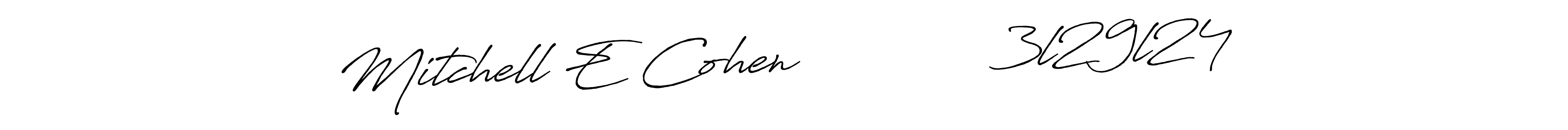 How to make Mitchell E Cohen             3l29l24 signature? Antro_Vectra_Bolder is a professional autograph style. Create handwritten signature for Mitchell E Cohen             3l29l24 name. Mitchell E Cohen             3l29l24 signature style 7 images and pictures png