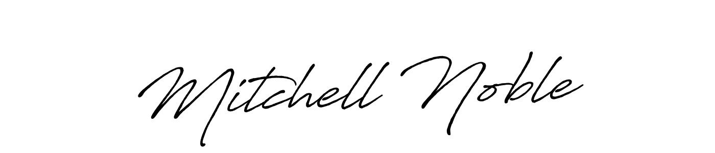 Also You can easily find your signature by using the search form. We will create Mitchell Noble name handwritten signature images for you free of cost using Antro_Vectra_Bolder sign style. Mitchell Noble signature style 7 images and pictures png