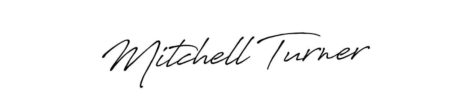 Also You can easily find your signature by using the search form. We will create Mitchell Turner name handwritten signature images for you free of cost using Antro_Vectra_Bolder sign style. Mitchell Turner signature style 7 images and pictures png