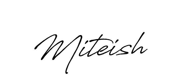 It looks lik you need a new signature style for name Miteish. Design unique handwritten (Antro_Vectra_Bolder) signature with our free signature maker in just a few clicks. Miteish signature style 7 images and pictures png