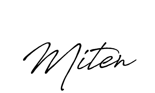 if you are searching for the best signature style for your name Miten. so please give up your signature search. here we have designed multiple signature styles  using Antro_Vectra_Bolder. Miten signature style 7 images and pictures png