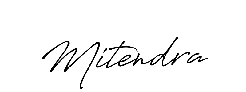 Also we have Mitendra name is the best signature style. Create professional handwritten signature collection using Antro_Vectra_Bolder autograph style. Mitendra signature style 7 images and pictures png