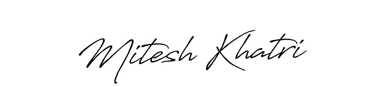 You can use this online signature creator to create a handwritten signature for the name Mitesh Khatri. This is the best online autograph maker. Mitesh Khatri signature style 7 images and pictures png