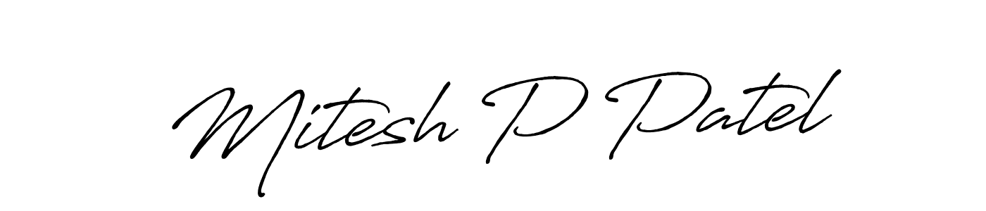 You should practise on your own different ways (Antro_Vectra_Bolder) to write your name (Mitesh P Patel) in signature. don't let someone else do it for you. Mitesh P Patel signature style 7 images and pictures png